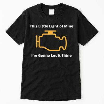 Funny Check Engine Light Car Tall T-Shirt