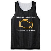 Funny Check Engine Light Car Mesh Reversible Basketball Jersey Tank