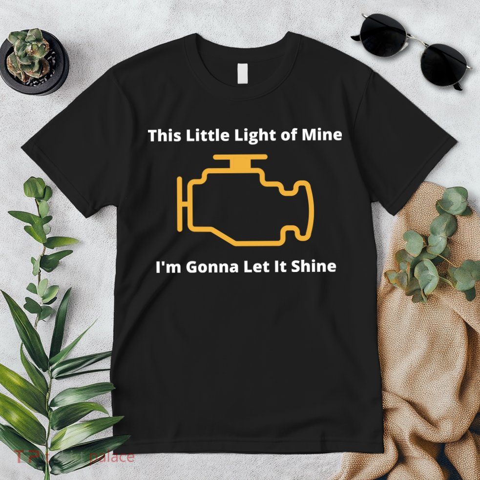 Funny Check Engine Light Car Premium T-Shirt