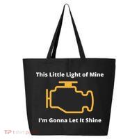 Funny Check Engine Light Car 25L Jumbo Tote