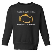 Funny Check Engine Light Car Toddler Sweatshirt