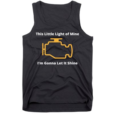 Funny Check Engine Light Car Tank Top