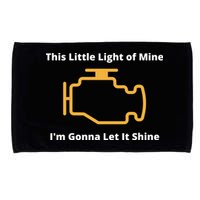 Funny Check Engine Light Car Microfiber Hand Towel
