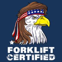 Forklift Certified Eagle Mullet Usa Fork Lift Forklift Bucket Hat