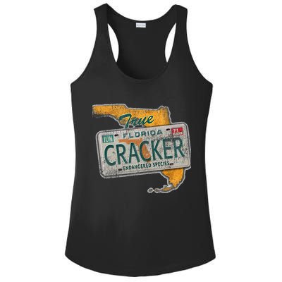 Florida Cracker Endangered Species Florida Native Ladies PosiCharge Competitor Racerback Tank