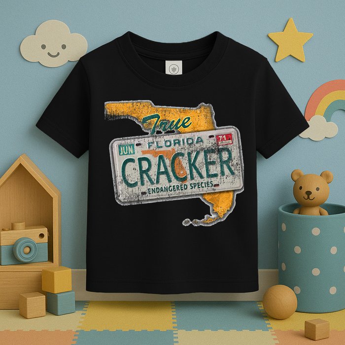Florida Cracker Endangered Species Florida Native Toddler T-Shirt