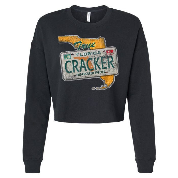 Florida Cracker Endangered Species Florida Native Cropped Pullover Crew