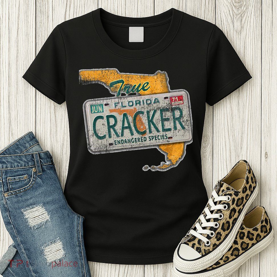 Florida Cracker Endangered Species Florida Native Womens T-Shirt