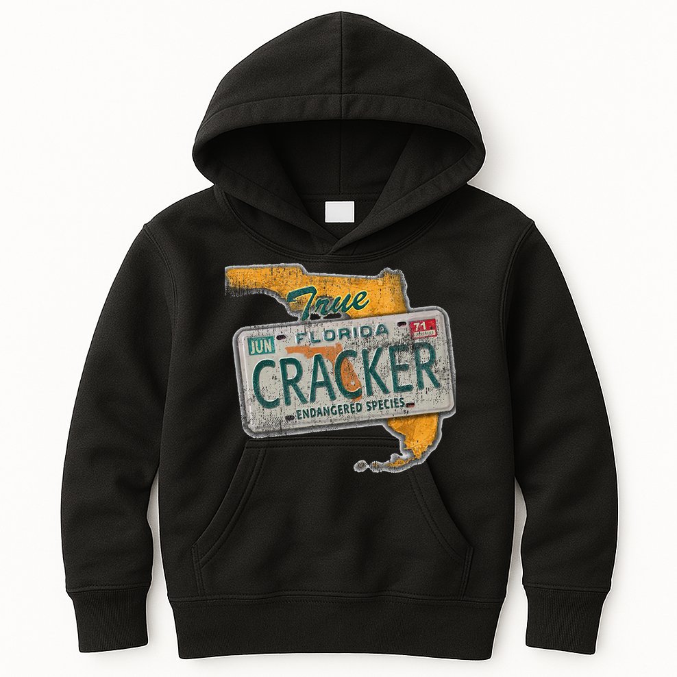 Florida Cracker Endangered Species Florida Native Kids Hoodie