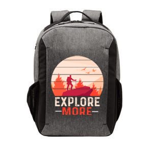 Funny Camping Explore More Vector Backpack