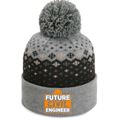 Future Civil Engineer Civil Engineer Dad Gift The Baniff Cuffed Pom Beanie