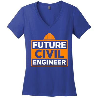 Future Civil Engineer Civil Engineer Dad Gift Women's V-Neck T-Shirt