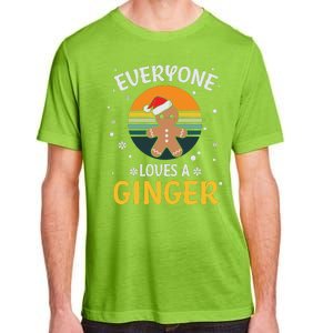 Funny Christmas Everyone Loves A Ginger Xmas Adult ChromaSoft Performance T-Shirt