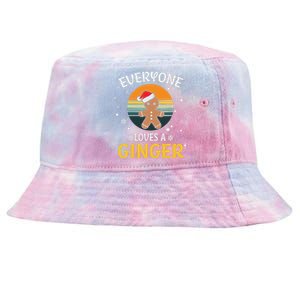 Funny Christmas Everyone Loves A Ginger Xmas Tie-Dyed Bucket Hat