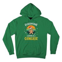 Funny Christmas Everyone Loves A Ginger Xmas Hoodie