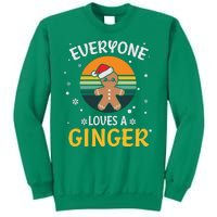 Funny Christmas Everyone Loves A Ginger Xmas Sweatshirt