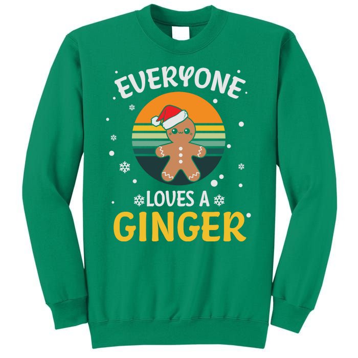 Funny Christmas Everyone Loves A Ginger Xmas Sweatshirt