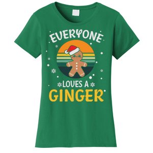 Funny Christmas Everyone Loves A Ginger Xmas Women's T-Shirt