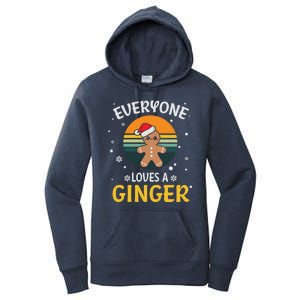 Funny Christmas Everyone Loves A Ginger Xmas Women's Pullover Hoodie