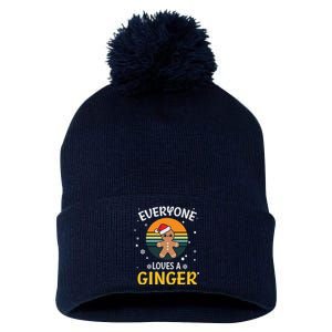 Funny Christmas Everyone Loves A Ginger Xmas Pom Pom 12in Knit Beanie