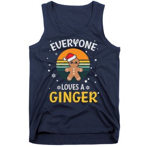 Funny Christmas Everyone Loves A Ginger Xmas Tank Top