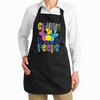 Funny Cute Easter Chillin With My Peeps Apron