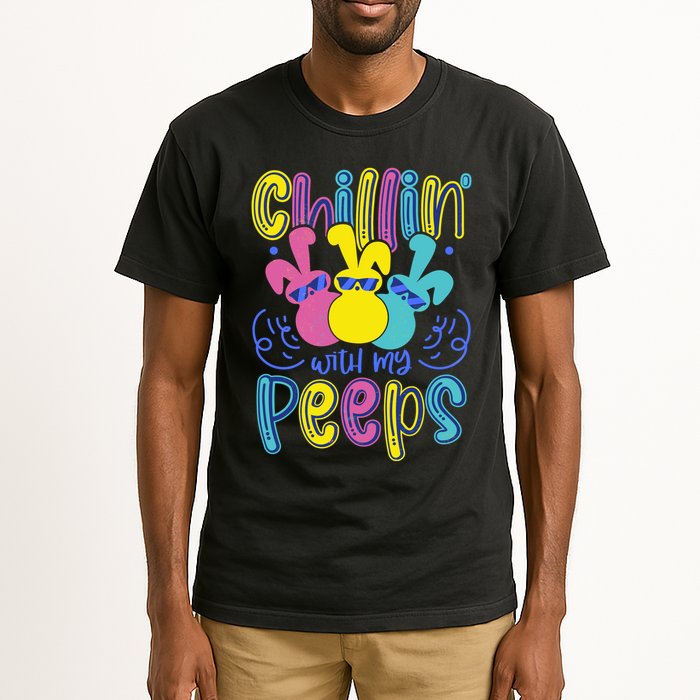 Funny Cute Easter Chillin With My Peeps Tall T-Shirt