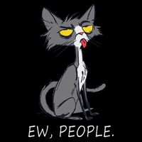 Funny Cat Ew People Meowy Cat Lovers Gifts Cooling Performance Crew T-Shirt