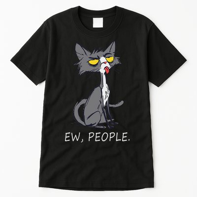 Funny Cat Ew People Meowy Cat Lovers Gifts Tall T-Shirt
