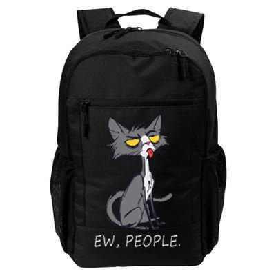 Funny Cat Ew People Meowy Cat Lovers Gifts Daily Commute Backpack