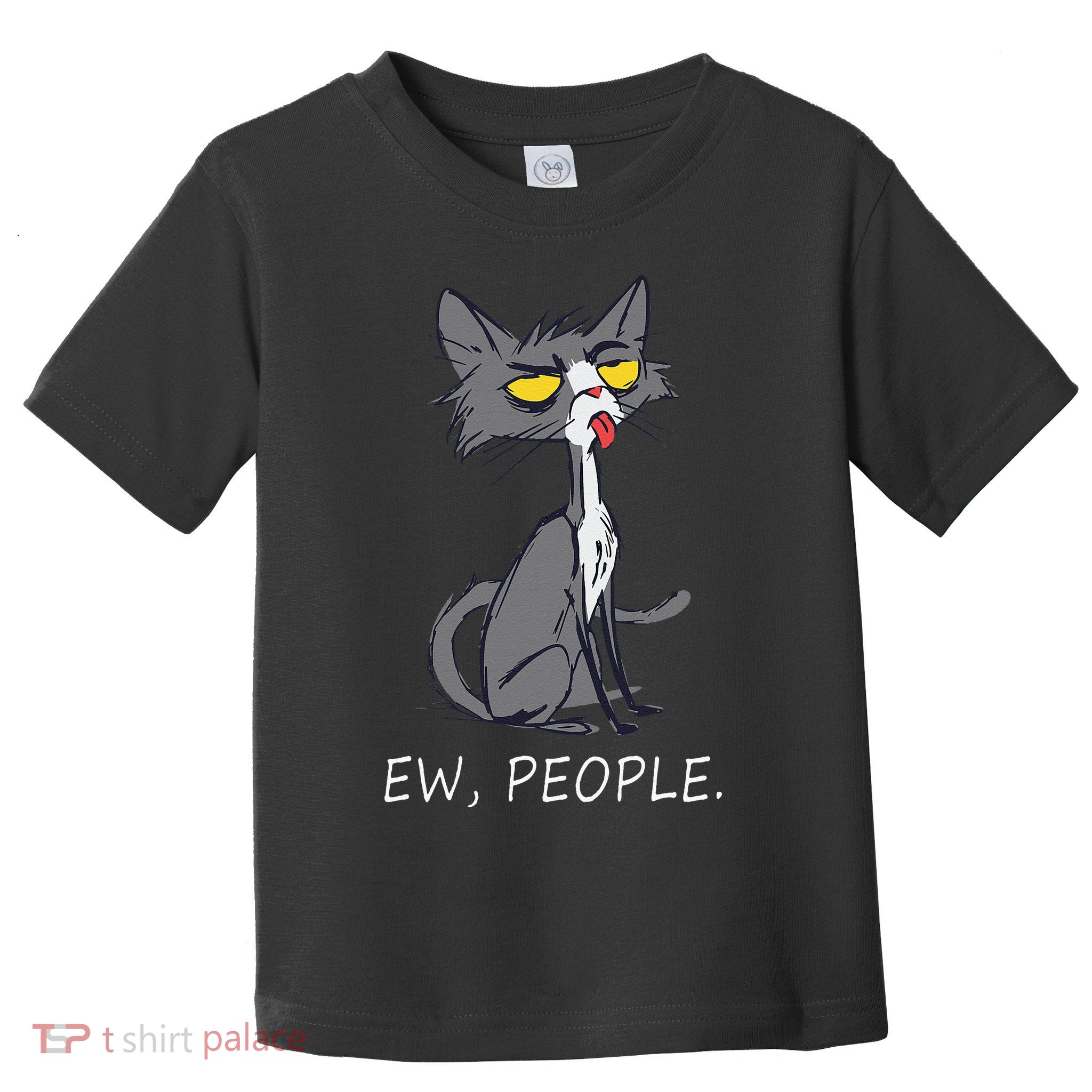 Funny Cat Ew People Meowy Cat Lovers Gifts Toddler T-Shirt
