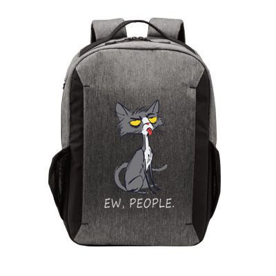 Funny Cat Ew People Meowy Cat Lovers Gifts Vector Backpack