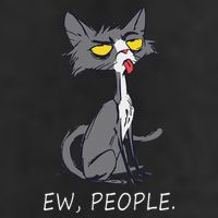 Funny Cat Ew People Meowy Cat Lovers Adult Drive Performance Visor