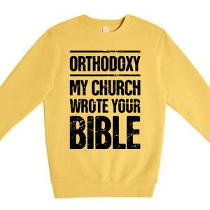 Funny Christian Eastern Orthodox Premium Crewneck Sweatshirt