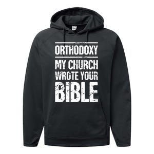 Funny Christian Eastern Orthodox Performance Fleece Hoodie