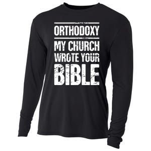 Funny Christian Eastern Orthodox Cooling Performance Long Sleeve Crew