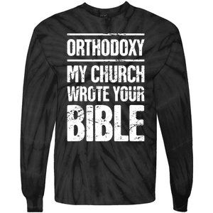 Funny Christian Eastern Orthodox Tie-Dye Long Sleeve Shirt