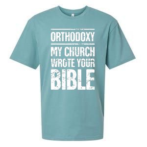 Funny Christian Eastern Orthodox Sueded Cloud Jersey T-Shirt