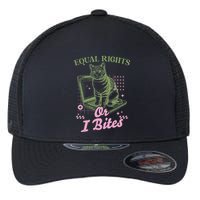 Feminist Cat Equal Rights Or I Bites Cat Flexfit Unipanel Trucker Cap