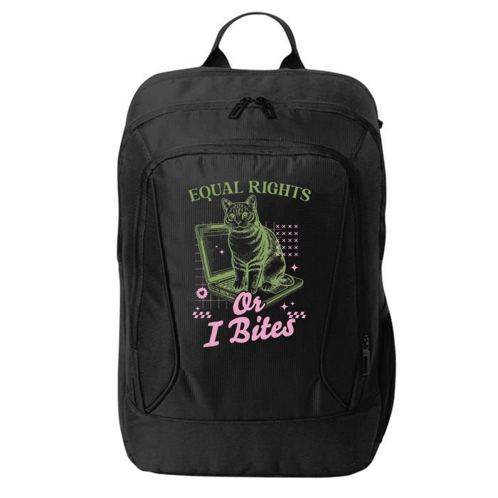 Feminist Cat Equal Rights Or I Bites Cat City Backpack