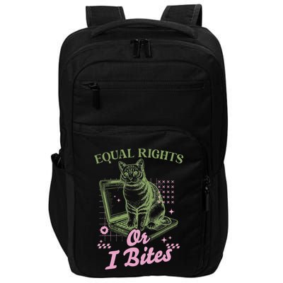 Feminist Cat Equal Rights Or I Bites Cat Impact Tech Backpack