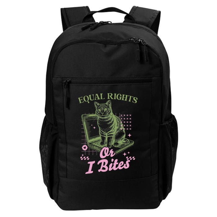 Feminist Cat Equal Rights Or I Bites Cat Backpack