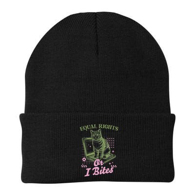 Feminist Cat Equal Rights Or I Bites Cat Beanie