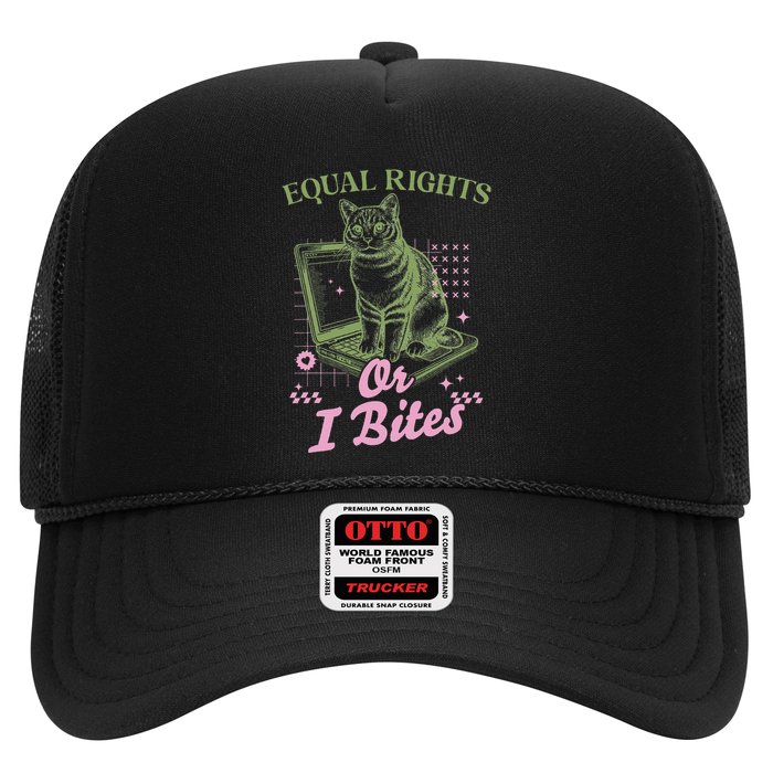 Feminist Cat Equal Rights Or I Bites Cat Trucker Hat
