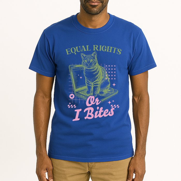 Feminist Cat Equal Rights Or I Bites Cat Tall T-Shirt
