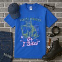 Feminist Cat Equal Rights Or I Bites Cat Tall T-Shirt