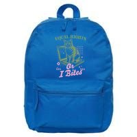 Feminist Cat Equal Rights Or I Bites Cat 16 in Basic Backpack