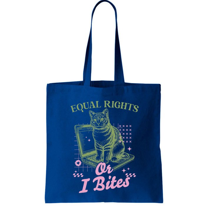 Feminist Cat Equal Rights Or I Bites Cat Bag