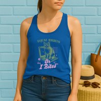 Feminist Cat Equal Rights Or I Bites Cat Womens Tank Top