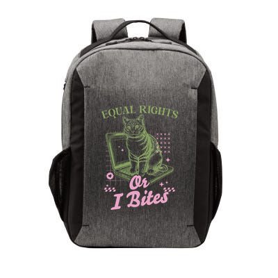 Feminist Cat Equal Rights Or I Bites Cat Vector Backpack